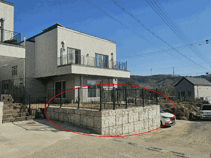 대상토지의 부합물 전경
(정원 등)