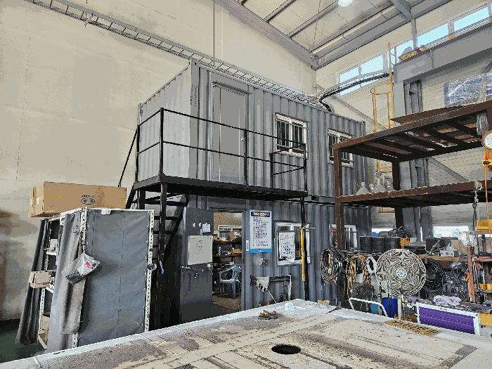 기호(2)건물 1층 공장내 컨테이너박스(평가 제외)