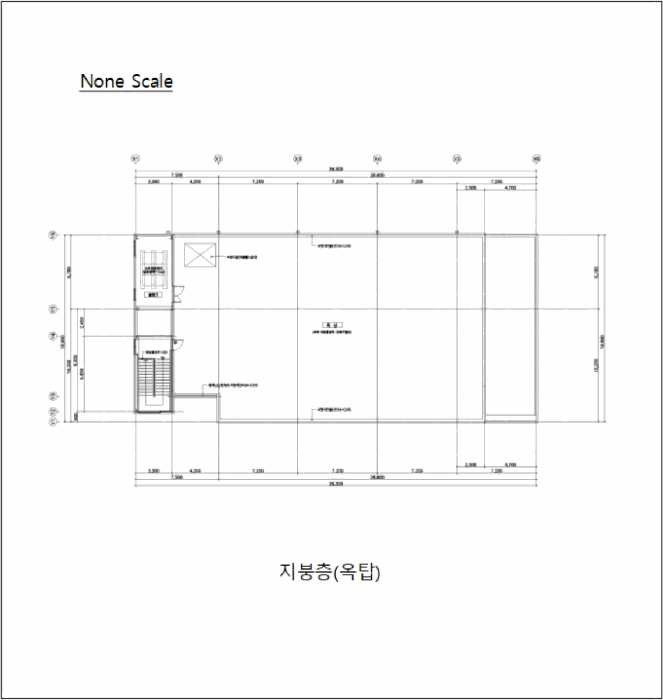 건 물 개 황 도 (지붕층)