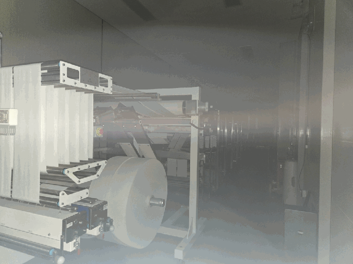 물티슈제조설비(원단걸이부)