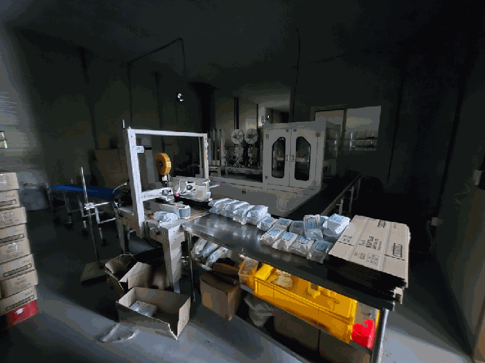 물티슈제조설비(포장라벨)