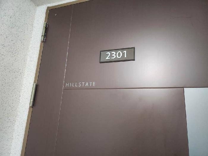 2301호 세대출입문(안내문 교부)