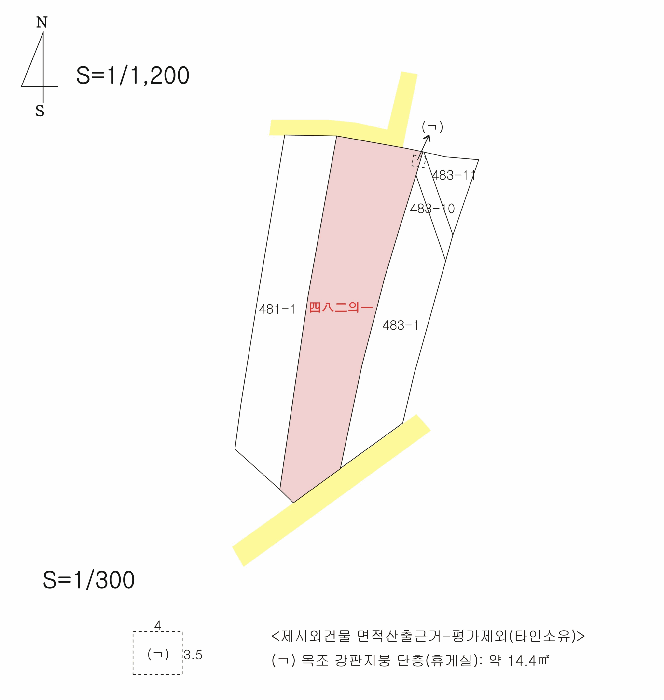 지 적 및 건 물 개 황 도