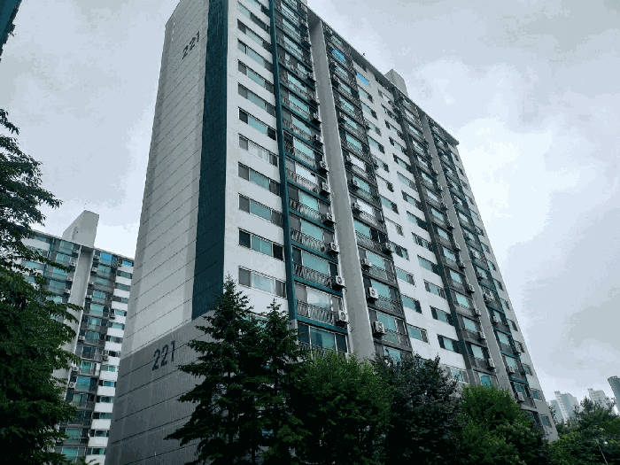 대상아파트 221동 및 단지전경