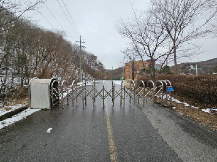 진입로(사도로 출입제한)