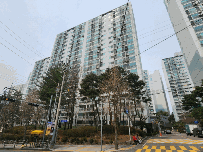 동성1차아파트 105동 전경