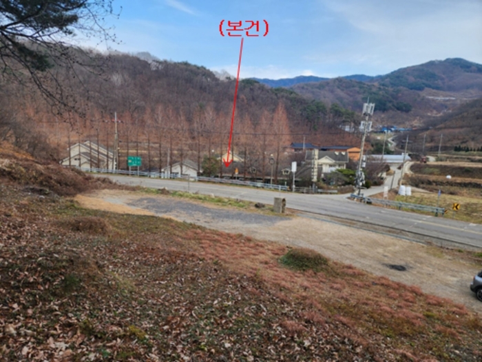 본건 주변 전경 - 본건 서측 인근에서 촬영