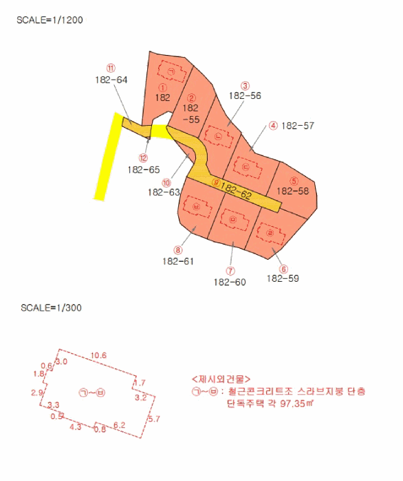 지 적 및 건 물 개 황 도