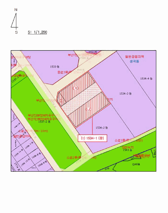 지 적 및 건 물 개 황 도
