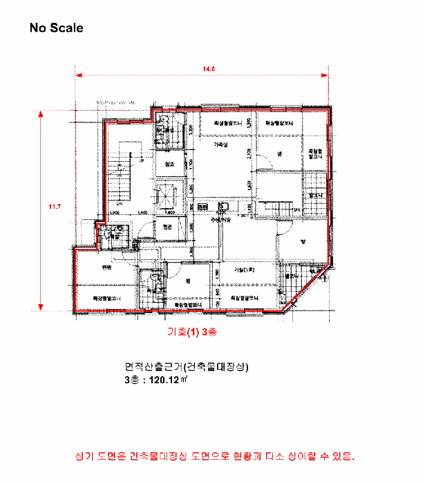 지적 및 건물개황도