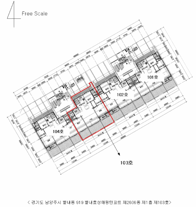 호별배치도 및 내부구조도