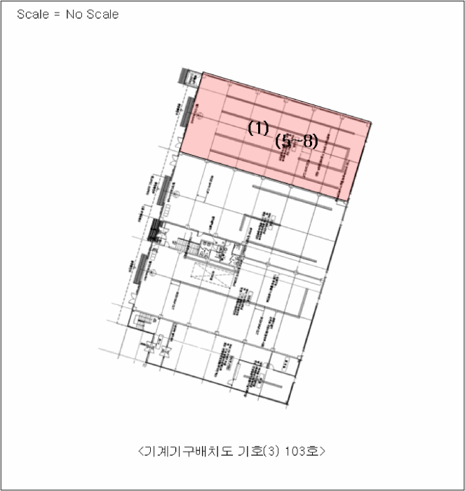 기계기구배치도