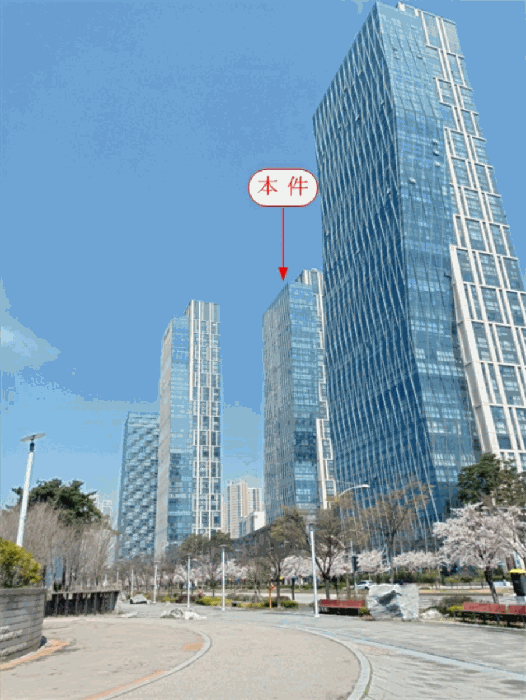 주변 전경(남동측 인근에서 촬영)