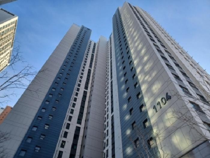 본건 용현동 탑석센트럴자이 1104동 전경 현황사진