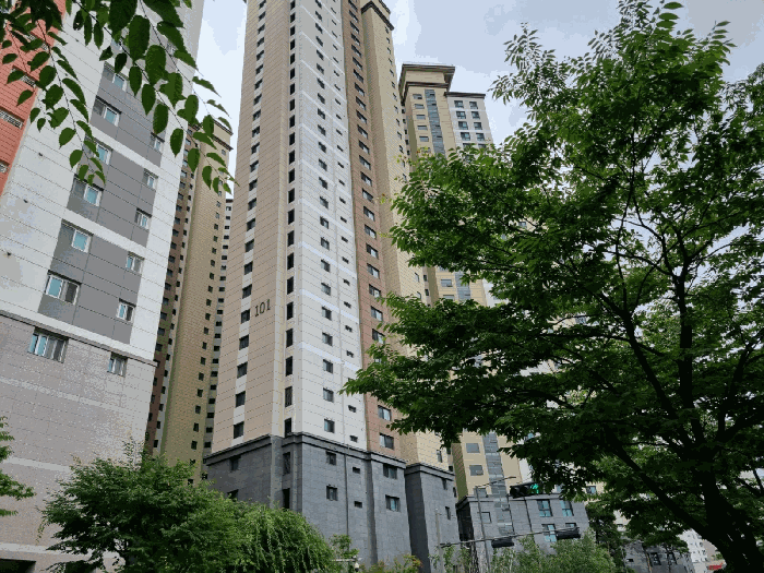 본건 북동측에서 촬영