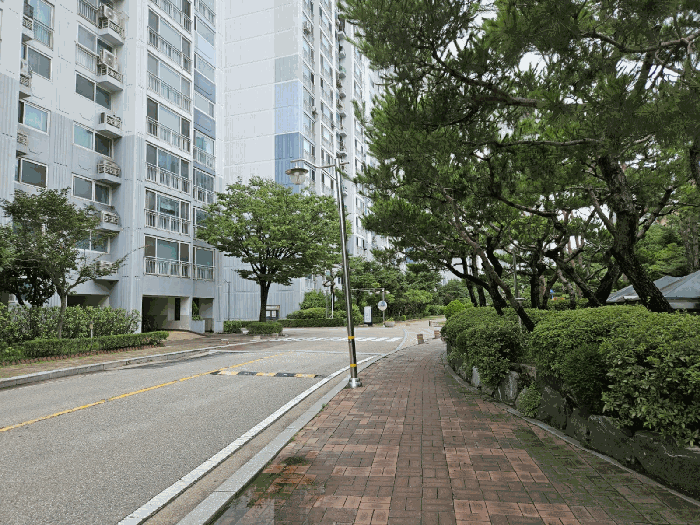 아파트 단지내 