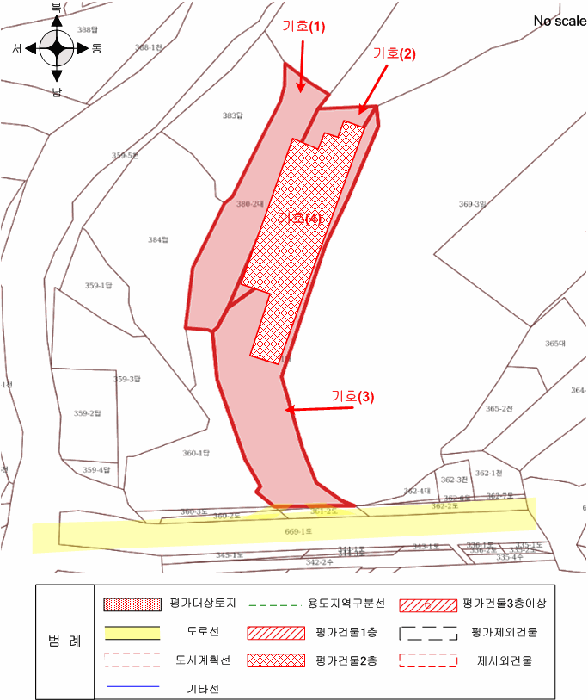 지 적 및 건 물 개 황 도