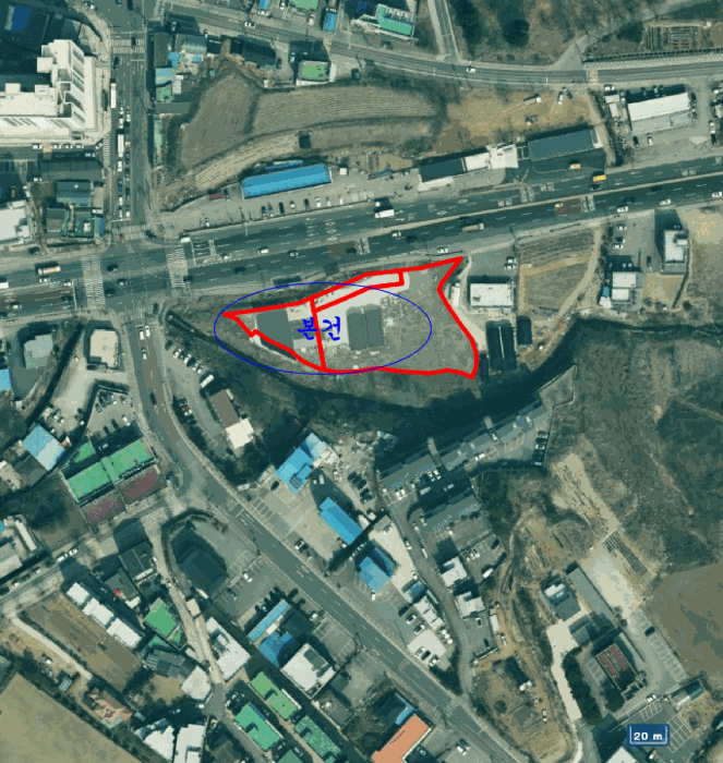 상세위치도(항공도면)