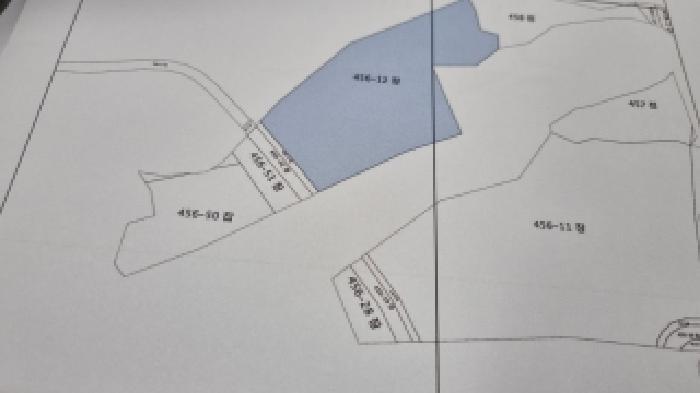 남원 이백 효기 456-12 지적도면 사진