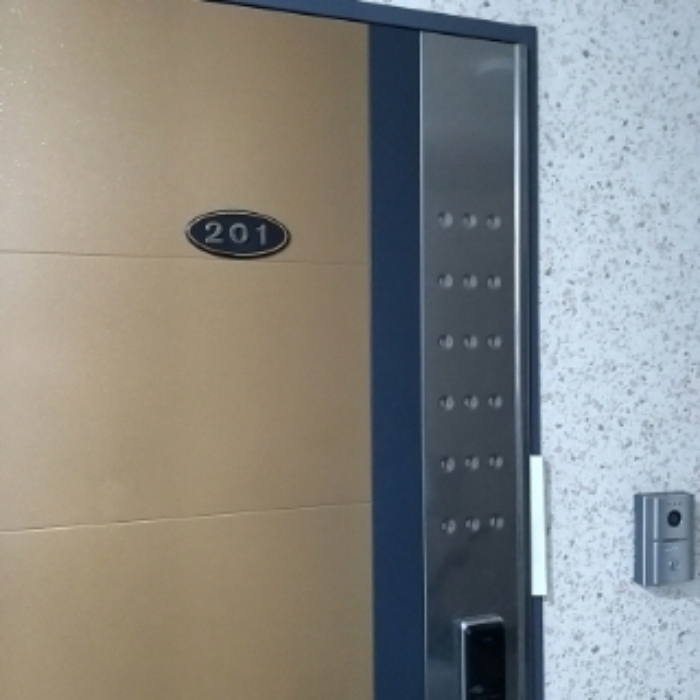 세대 출입문(201호)