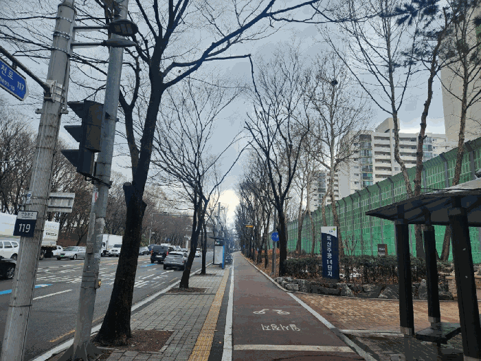 본건 주위환경(북동측 도로)