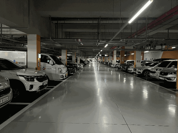 지하주차장 부분