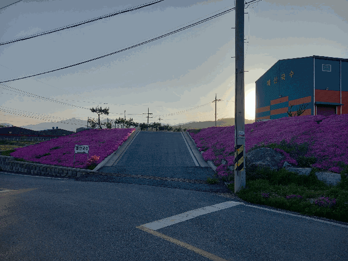 본건 진입로