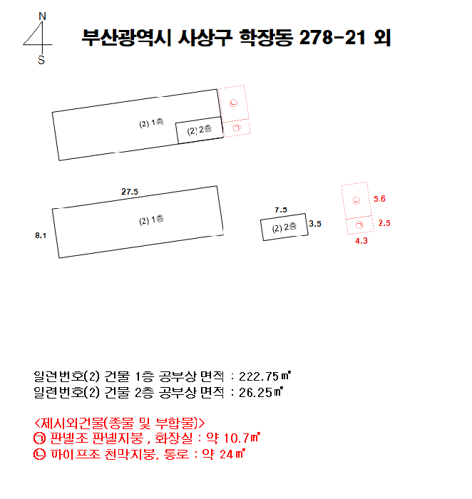 건물개황도