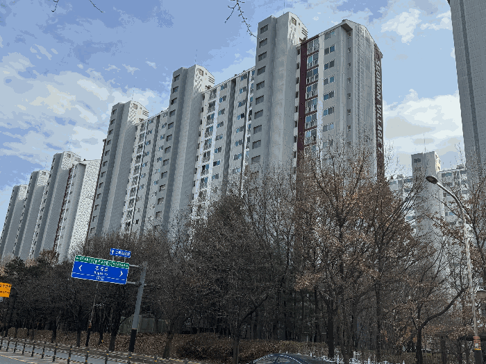 711동 전경