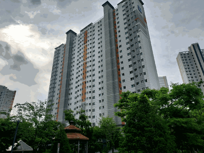 대상아파트 804동 및 단지전경