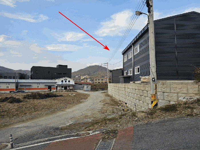 주위환경(남서측에서 촬영)