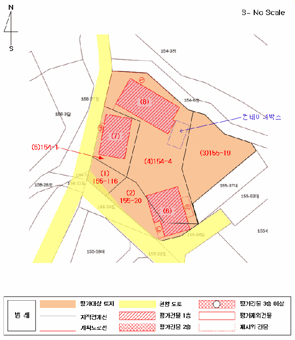 지적 및 건물개황도