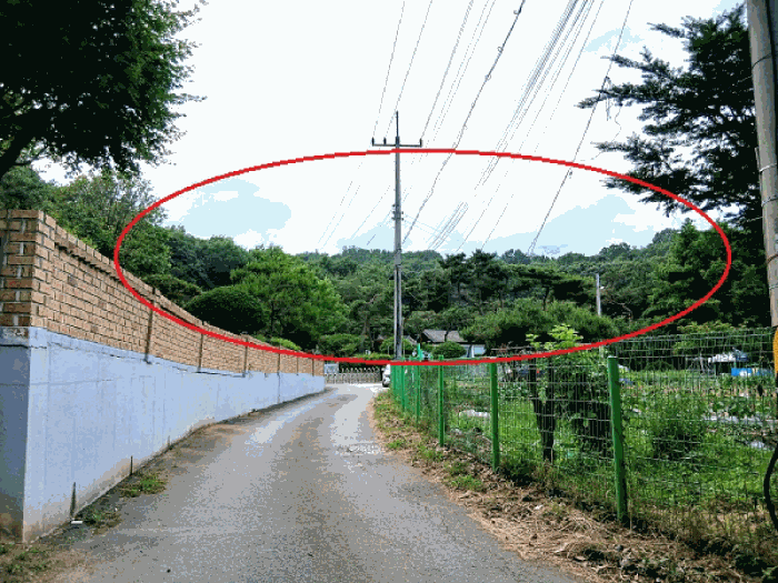 대상토지 및 주변 전경