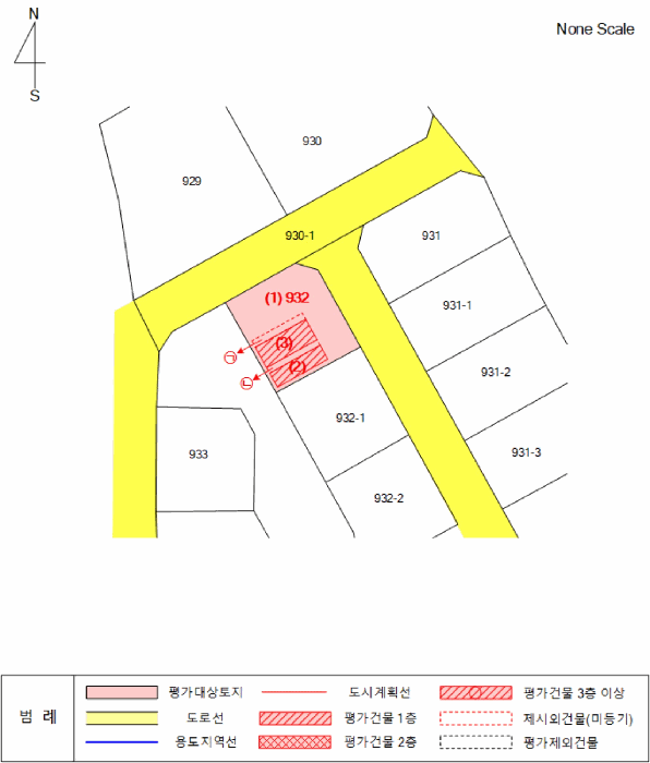 지적 및 건물개황도