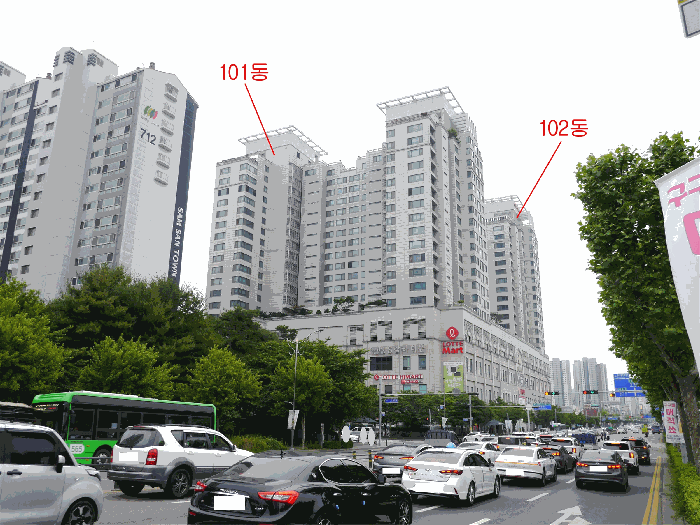 본건동(대덕리치아노) 모습(북서측에서 촬영)