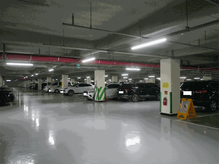 주차장(4층) 모습