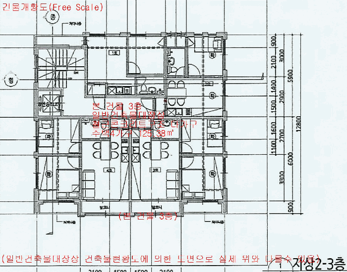 건 물 개 황 도(Free Scale)