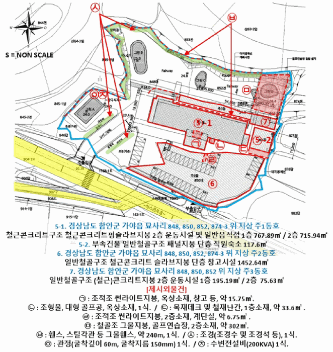건 물 개 황 도
