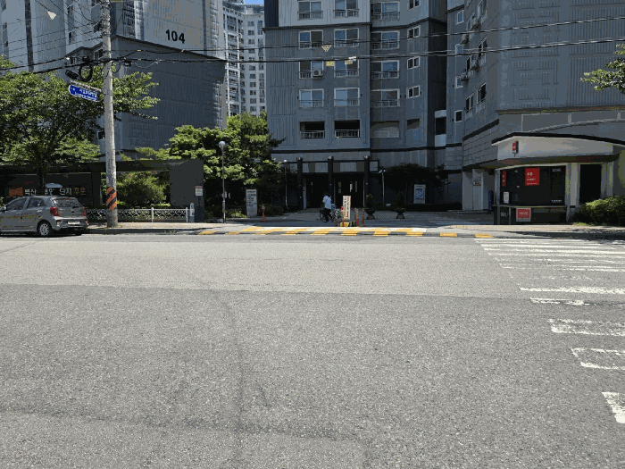 벽산블루밍메가씨티 출입로 (후문쪽)