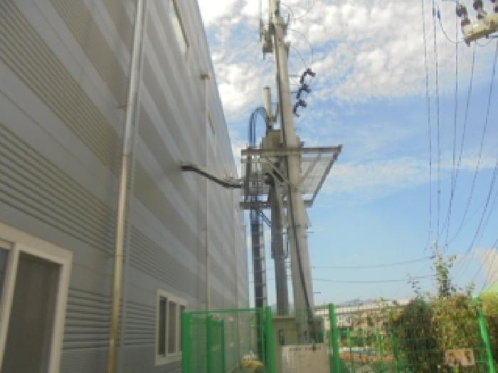 목적물에 기계기