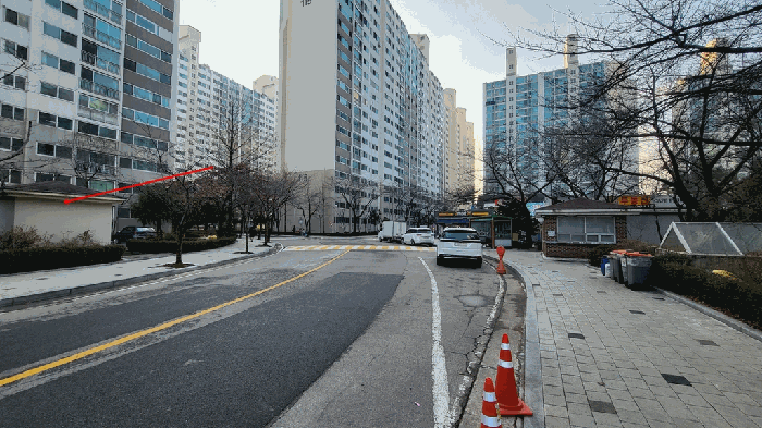 단지 내 도로, 주위 환경