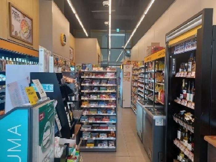 본건 한강듀클래스 B동 1층 118호상가(emart24편의점) 내부 현황사진