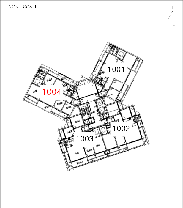10층 호별배치도