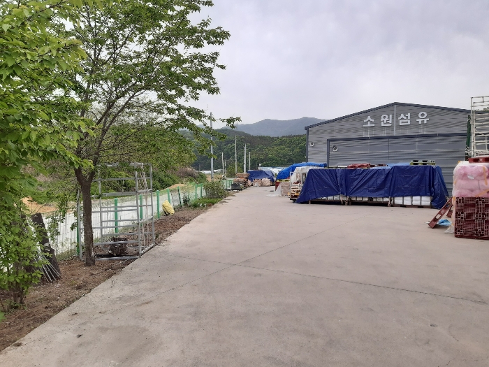 공장내 조경화단