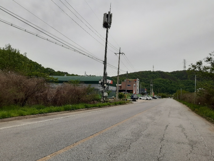 북측 도로변 전경