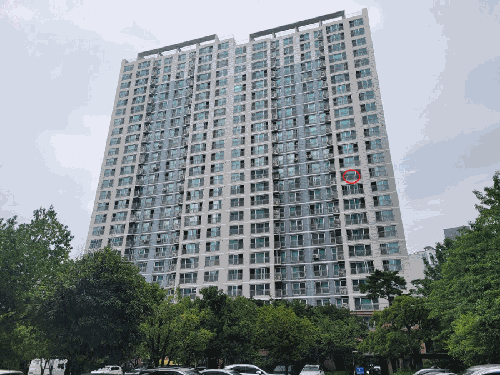 본건 소재 건물동 전경
(남동측 주변에서 촬영)