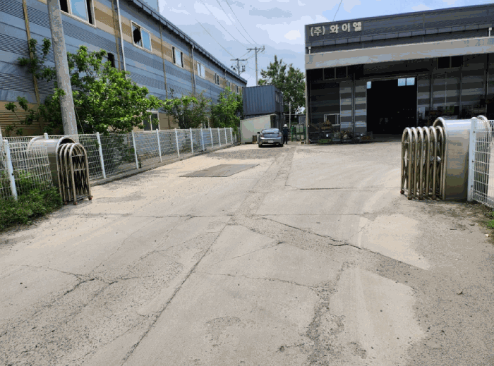 정문 자바라 및 휀스