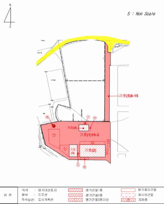 지 적 및 건 물 개 황 도