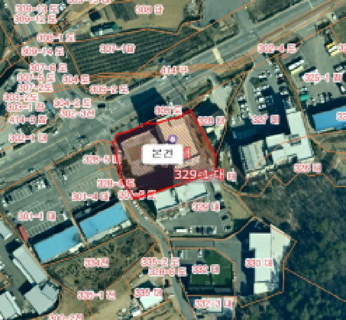 항공사진(충청남도 공간정보포털 제공)