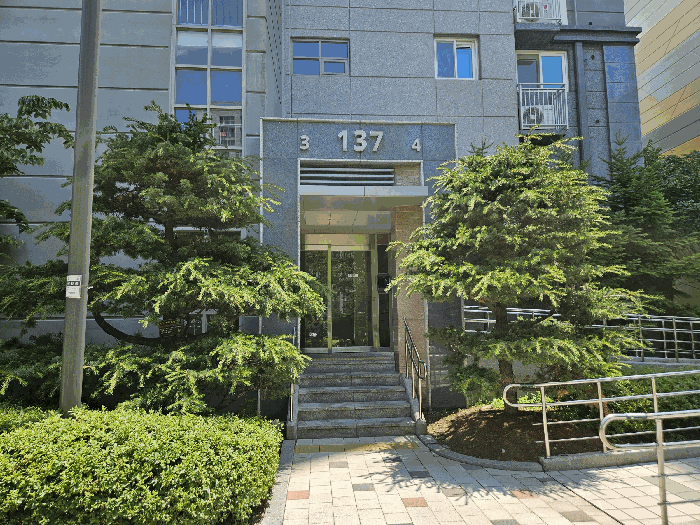 본건동 3,4호 라인 공동출입 보안문